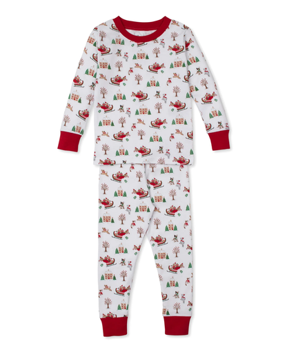 Kissy Kissy PJs Up Up & Away ChristmasPajamas - Persnickety Shop