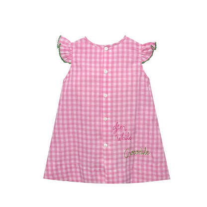 Pink Charlotte Dress- See Ya Later Alligator - Persnickety Shop