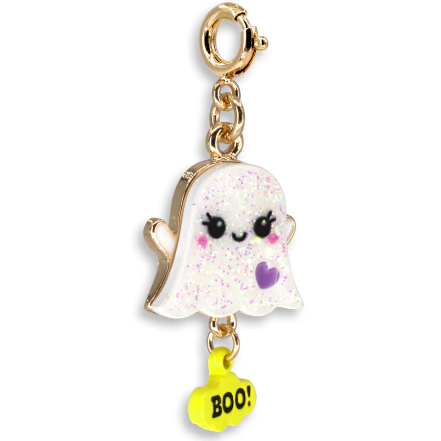 CHARM IT® Gold Glitter Ghost Charm