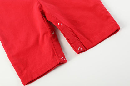 Lil Cactus *Pre-Order* Red Velvet Christmas Smocked Jon Jon
