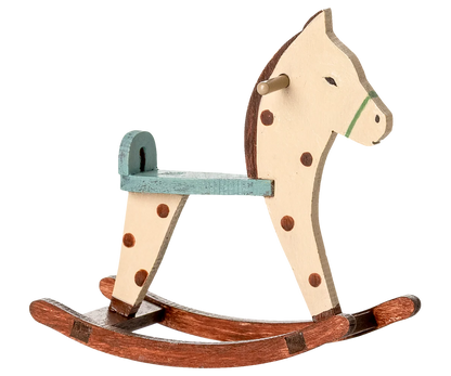 Maileg NEW Rocking horse, Mouse - Spotted