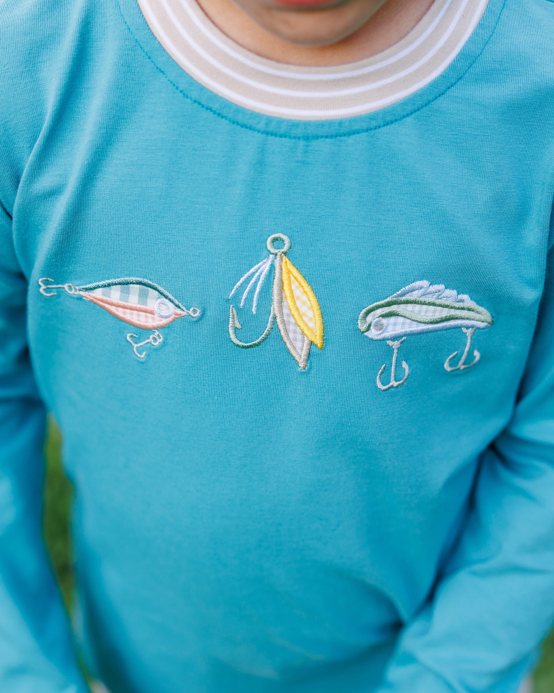 PRE-ORDER | Fall Fishing Pant Set Jellybean by Smock Candy - Persnickety Shop