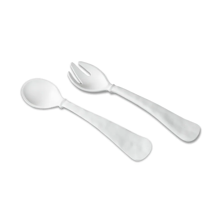 VIDA Nube Large Salad Servers (White) - Persnickety Shop