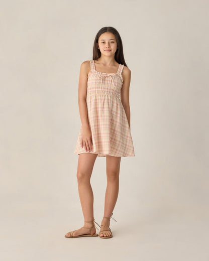 TEEN JANE MINI DRESS SUMMER PLAID - Persnickety Shop