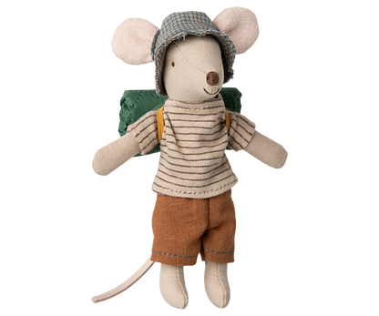 Maileg Hiker mouse, Big brother - Thin stripes - Persnickety Shop