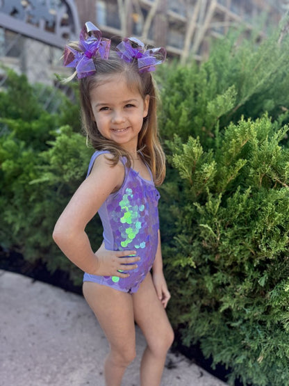 Medium WeeSplash Colored Swim Bow with Plain Wrap - Persnickety Shop