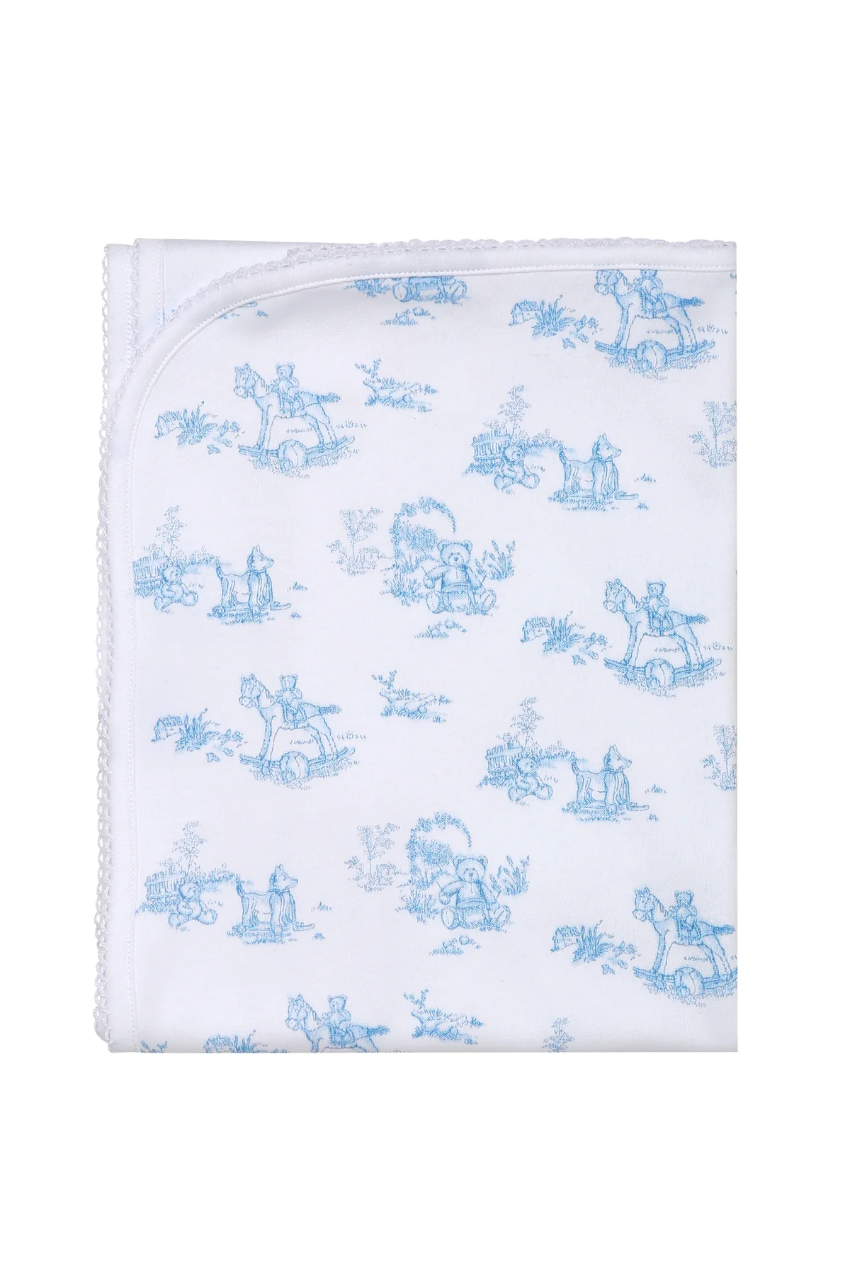 Nella Pima Blue Toile Collection for Baby - Persnickety Shop