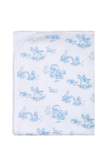 Nella Pima Blue Toile Collection for Baby - Persnickety Shop