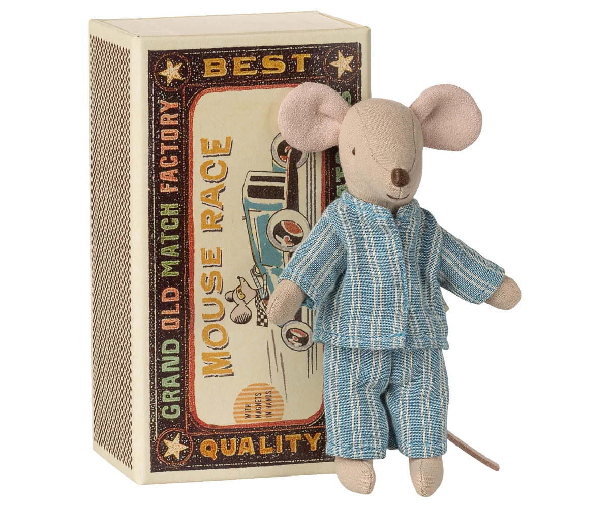 Maileg NEW  Big brother mouse in matchbox 6201