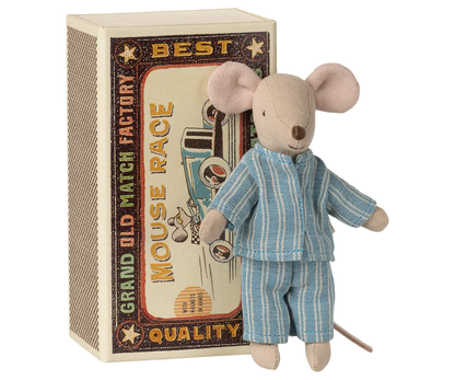 Maileg NEW  Big brother mouse in matchbox 6201