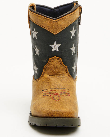 Smoky Mountain Boots- TODDLER STARS AND STRIPES WESTERN BOOTS - SQUARE TOE - Persnickety Shop