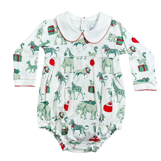 Heyward House Long Sleeve Bubble – Christmas Safari - Persnickety Shop