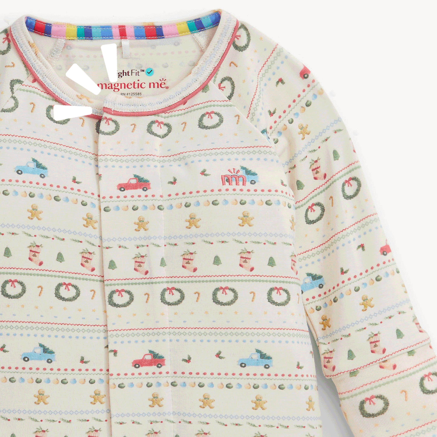 Magnetic Me Traditional Christmas RightFit™ Magnetic Convertible Coverall