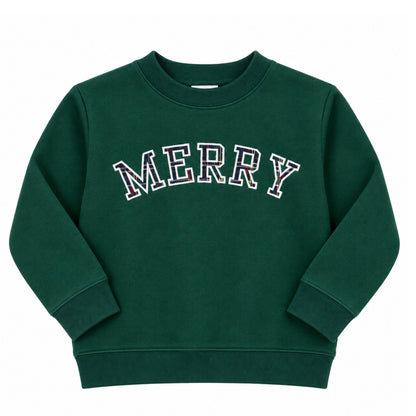 Bits & Bows Merry Plaid Signature Crewneck Sweatshirt
