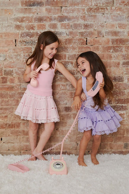 Sofia Pink Mini Skirt - Persnickety Shop