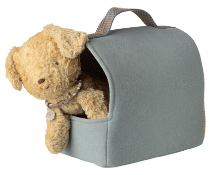 Maileg Pet Carrier - Dusty blue - Persnickety Shop
