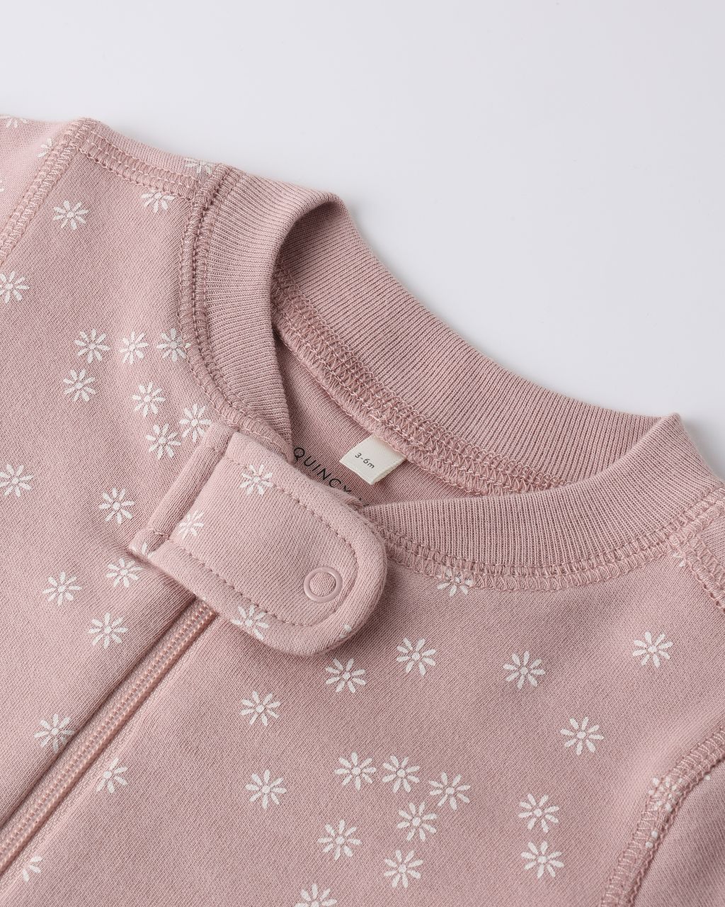 Zip Longsleeve Sleeper || Mauve Daisy - Persnickety Shop