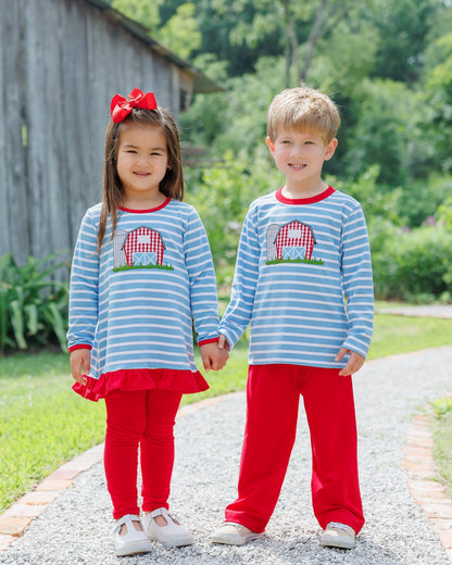 Jellybean by Smock Candy On The Farm Ruffle Pants Set