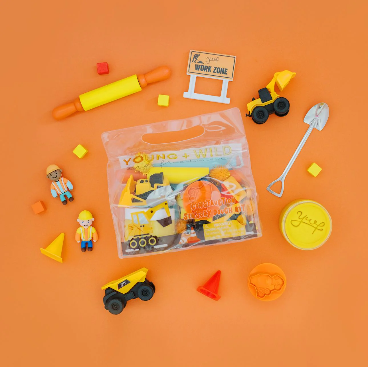 Sensory Dough Bag - Construction - Persnickety Shop