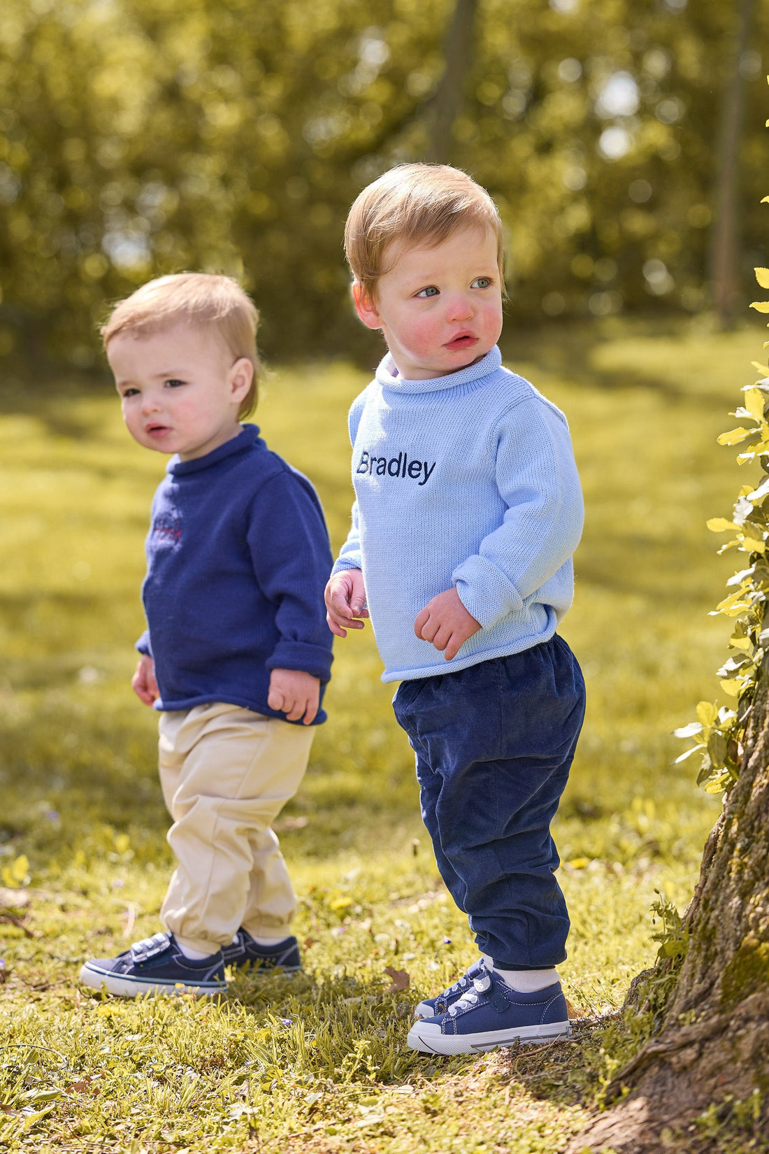 Little English Banded Pant - Pebble Twill
