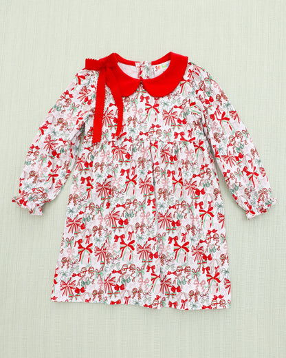 PRE-ORDER |Wrapped in a Bow Charlotte Dress Jellybean by Smock Candy - Persnickety Shop