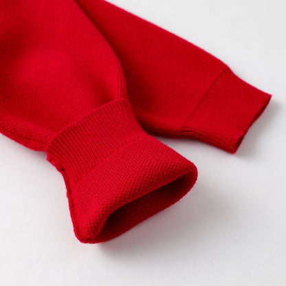 Lil Cactus *Pre-Order* Red Sweater with Glitter Bow