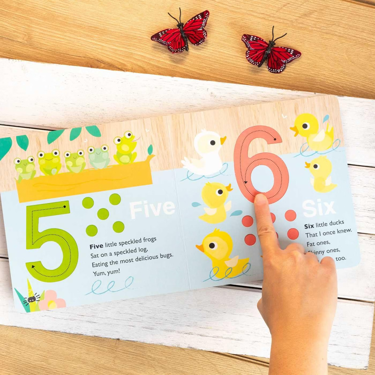 Touch and Trace: 1, 2, 3 Count with Me (Board Book for Babies and Toddlers 0-2 years old) (Touch and Trace Nursery Rhymes)