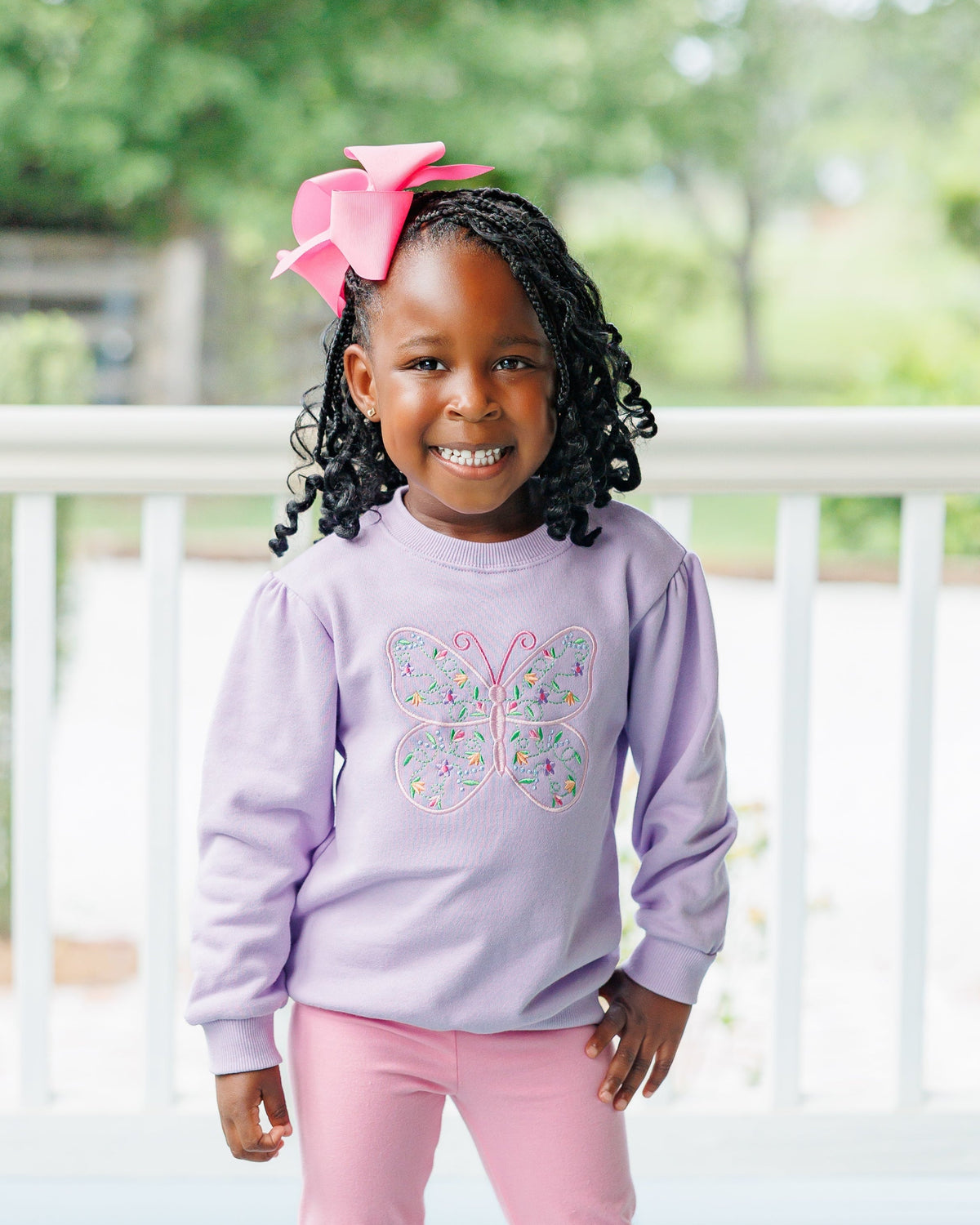 Jellybean by Smock Candy Butterfly French Terry Pullover