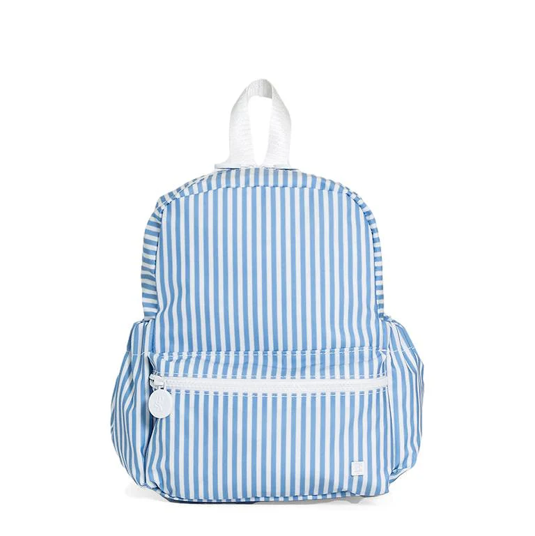 MINI BACKER - PIMLICO STRIPE CHAMBRAY BACKPACK - Persnickety Shop