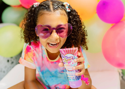 Sea Star Sparkle - Party Cake Scent - Glitter Sunscreen | Rainbow | SPF50 | 3.4 oz. - Persnickety Shop