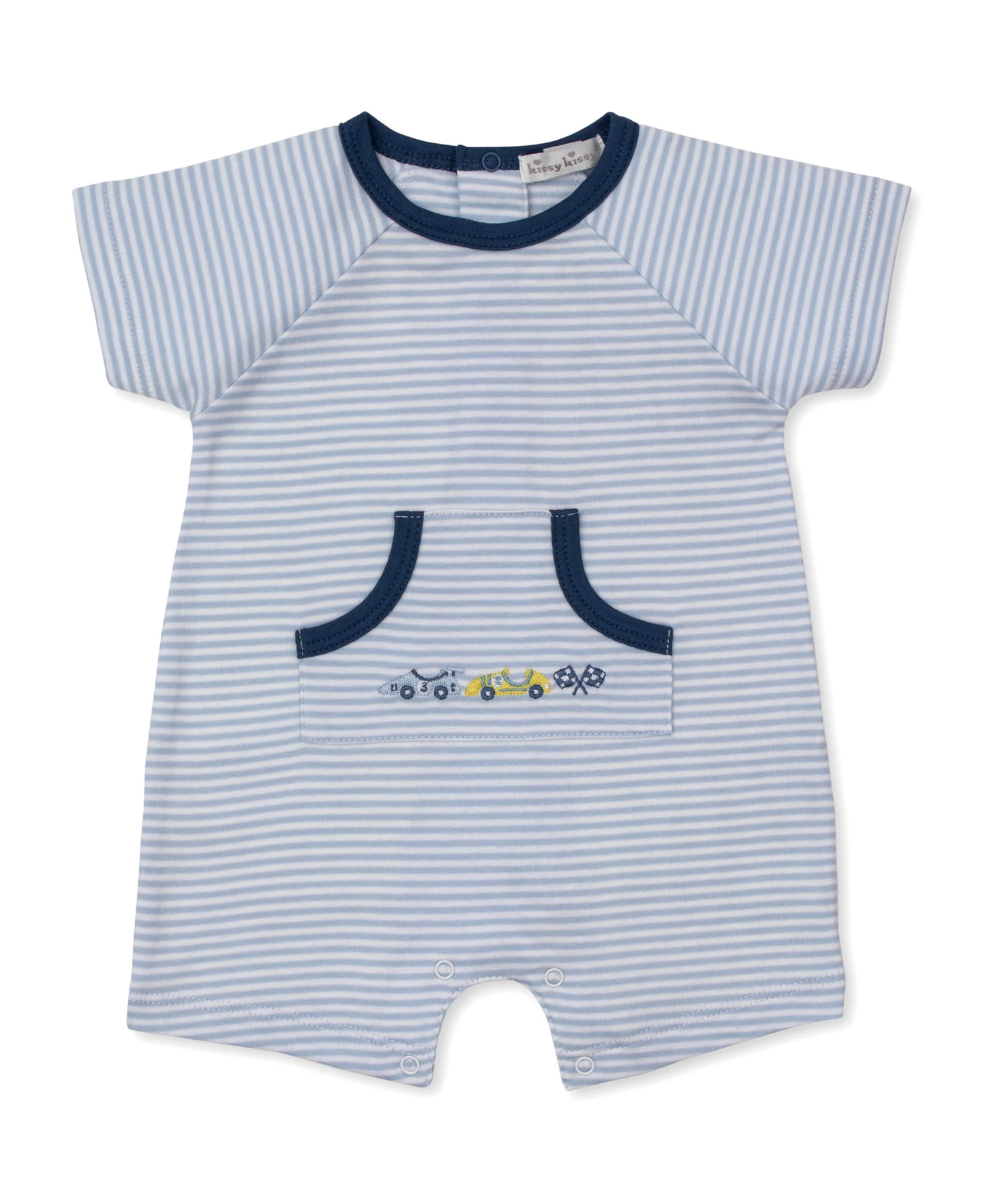 Kissy Kissy Sizzling Speedway Short Stripe Playsuit - Persnickety Shop