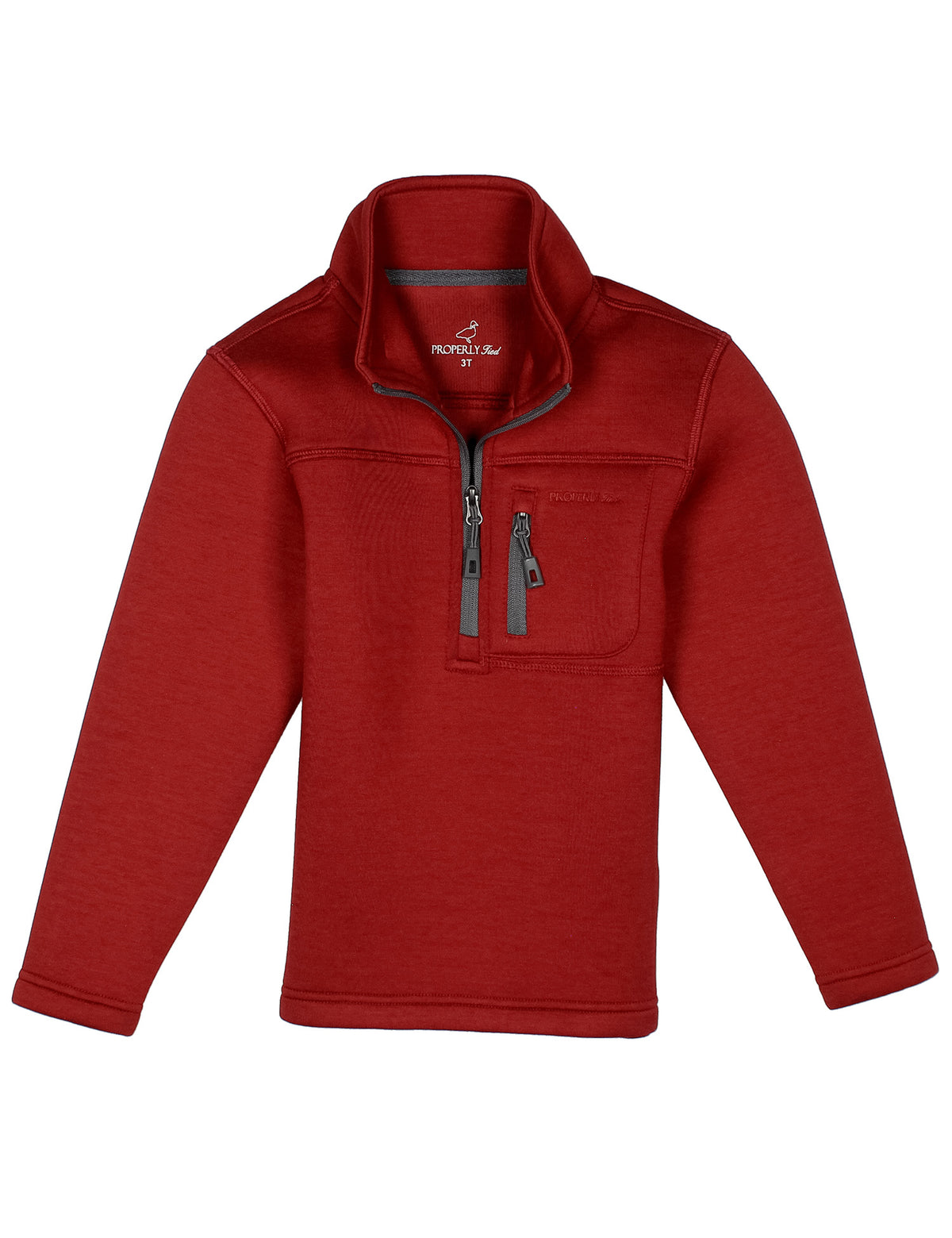 Properly Tied BOYS ARCTIC PULLOVER - Mulberry (Garnet)