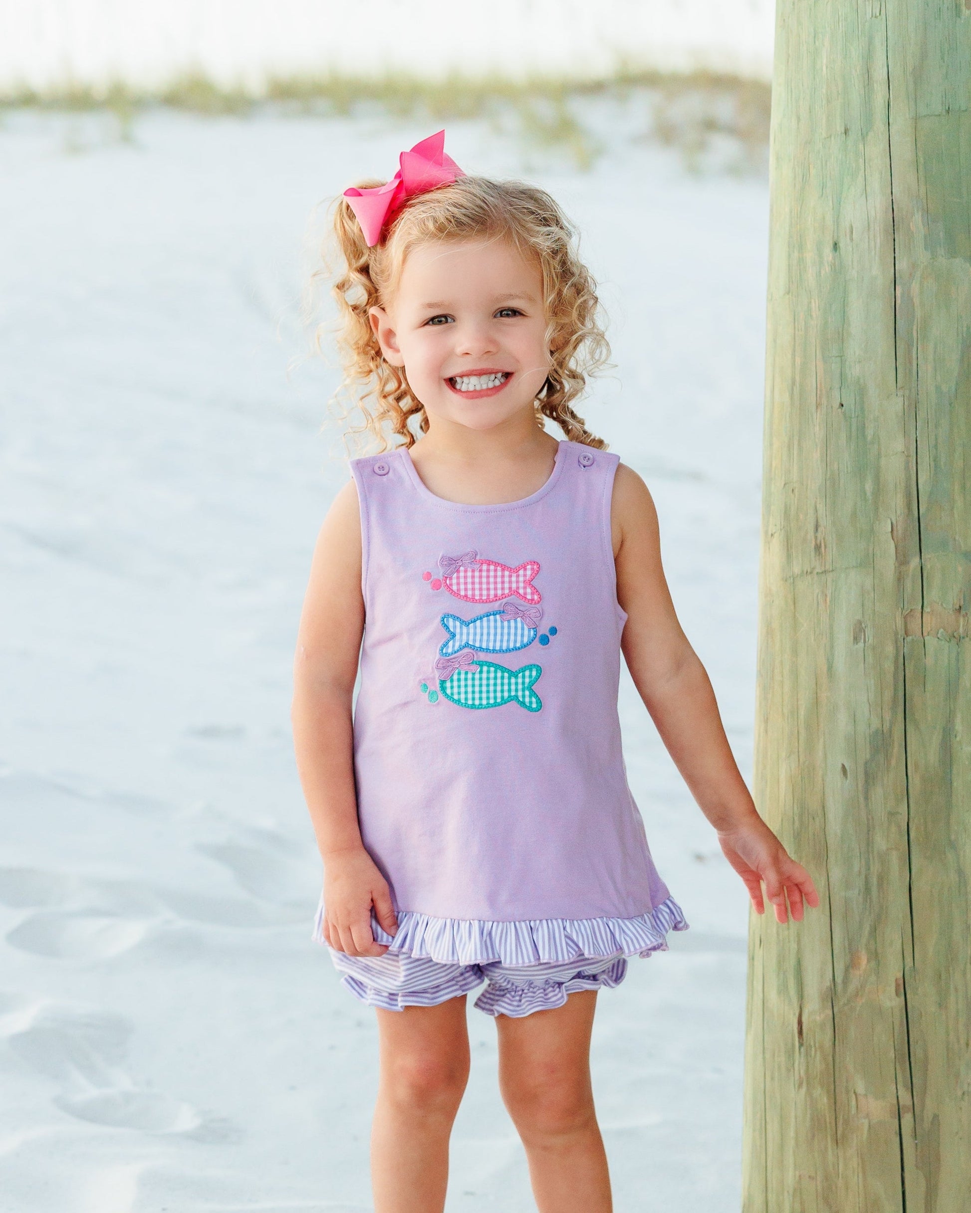 Jellybean One Fish Two Fish Swing Back Bloomer Set - Persnickety Shop