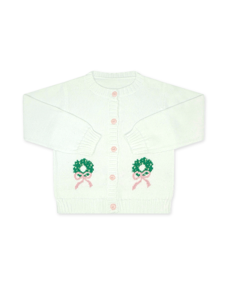 Lullaby Set- Burrow Button Down Sterling White, Wreath