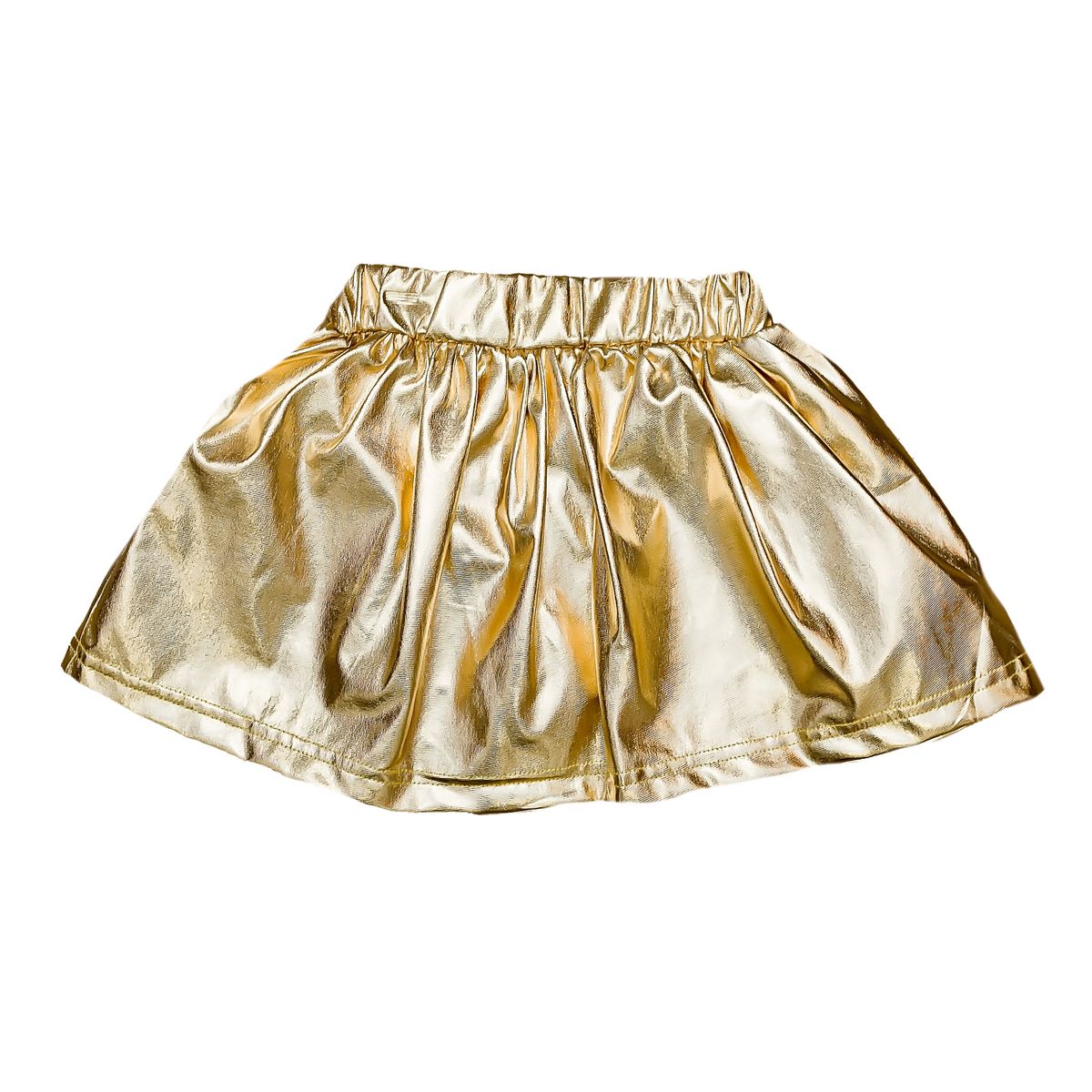 Belle Cher Gold Metallic Skort - Persnickety Shop