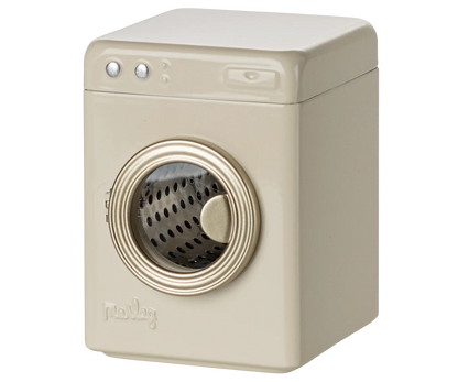 Maileg Washing machine, Mouse - Off white