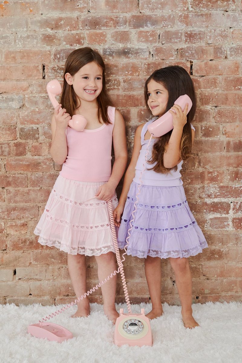 Sofia Pink Mini Skirt - Persnickety Shop