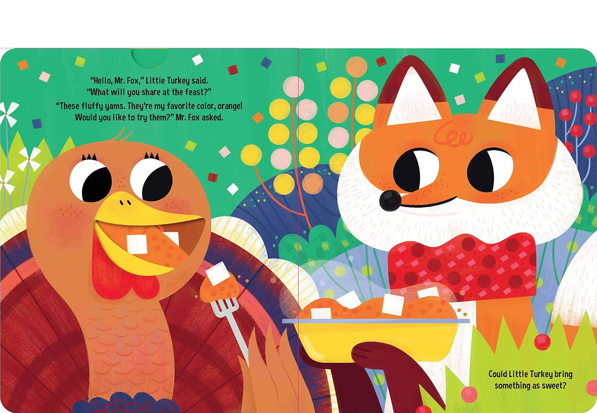 Turkey Gobble (Crunchy Board Books) by Allison Black (Illustrator), Little Bee Books (Author)