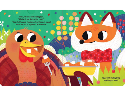 Turkey Gobble (Crunchy Board Books) by Allison Black (Illustrator), Little Bee Books (Author)
