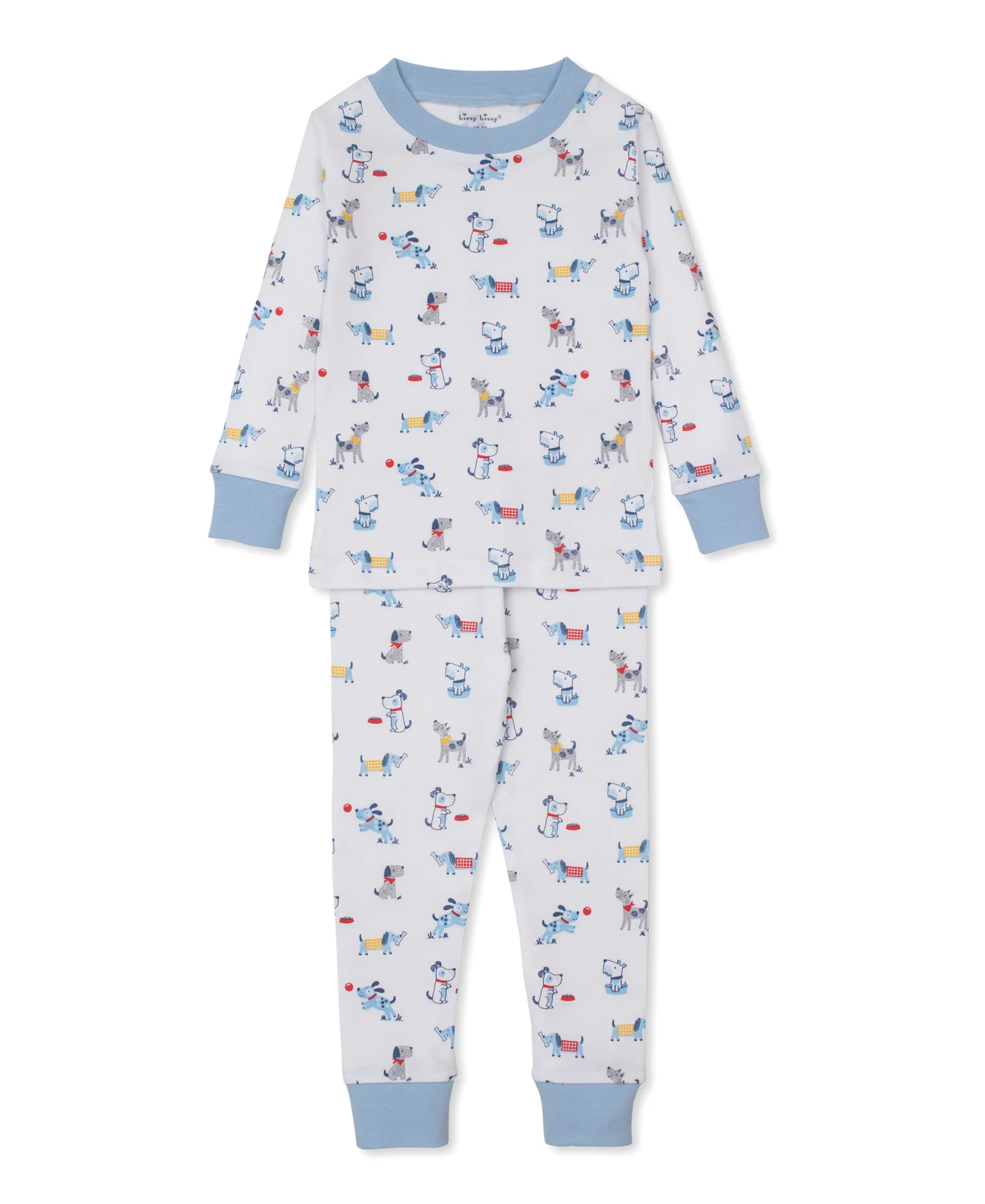 Kissy Kissy Puppy Patch Toddler Pajama Set - Persnickety Shop