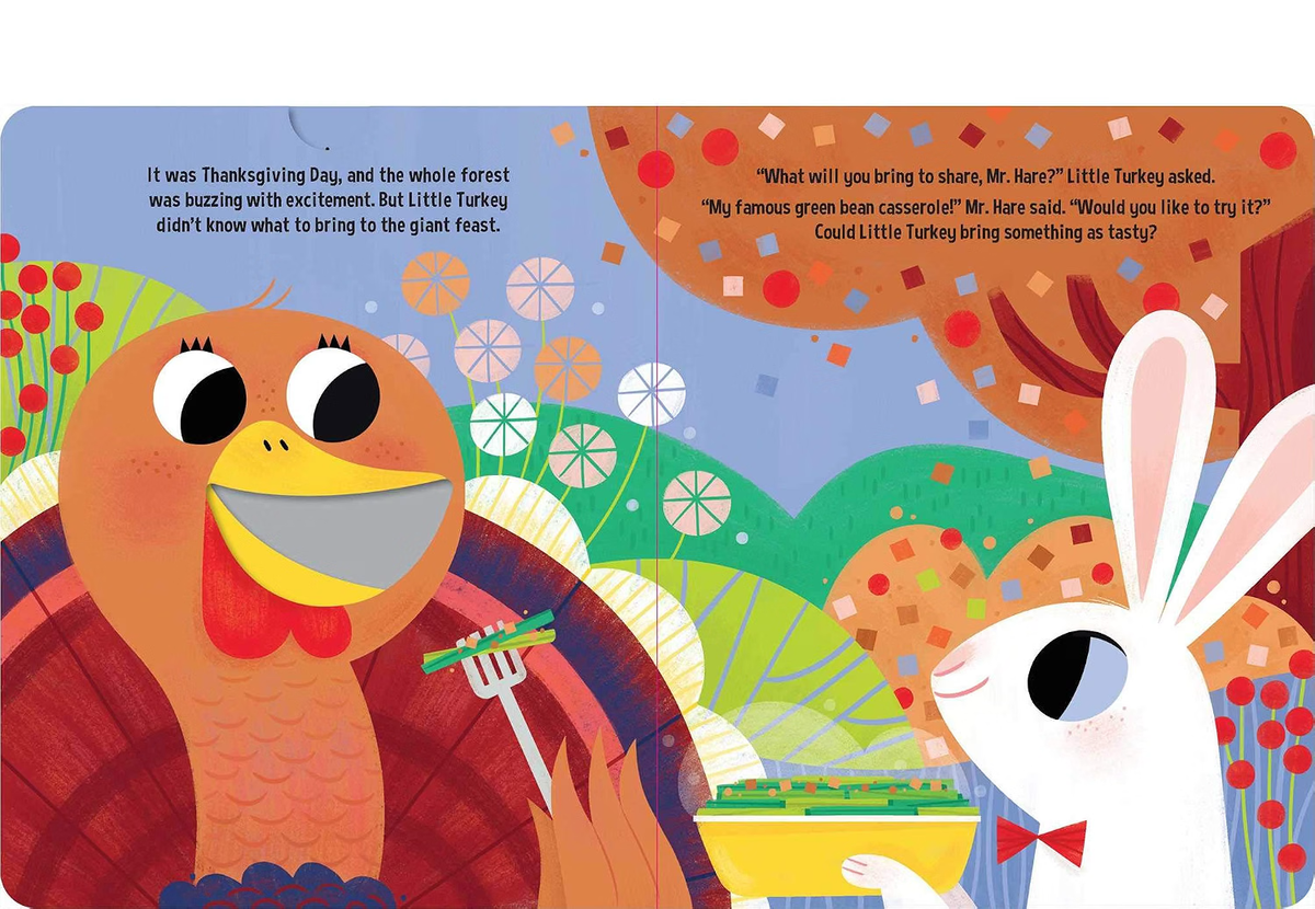 Turkey Gobble (Crunchy Board Books) by Allison Black (Illustrator), Little Bee Books (Author)