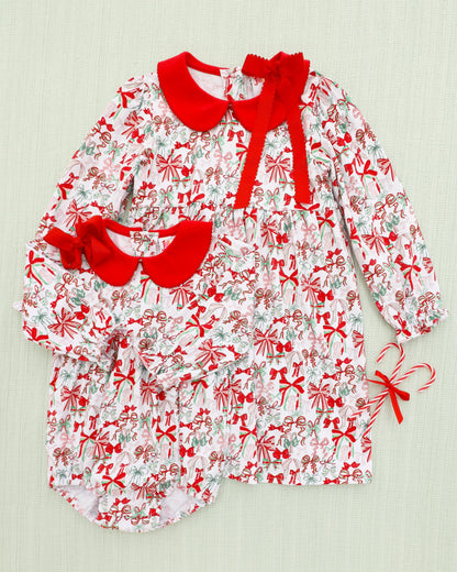 PRE-ORDER |Wrapped in a Bow Charlotte Dress Jellybean by Smock Candy - Persnickety Shop