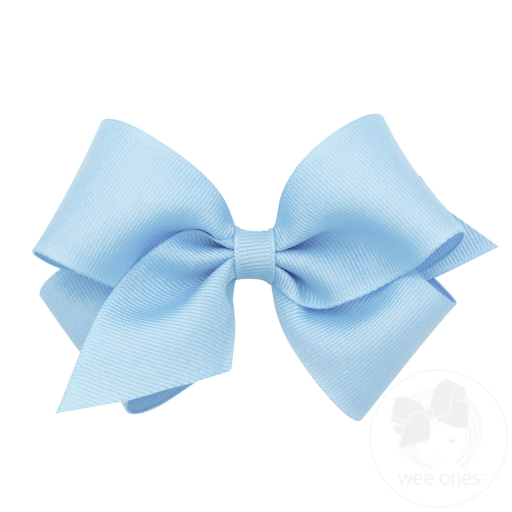 Small Classic Grosgrain Hair Bow (Plain Wrap)