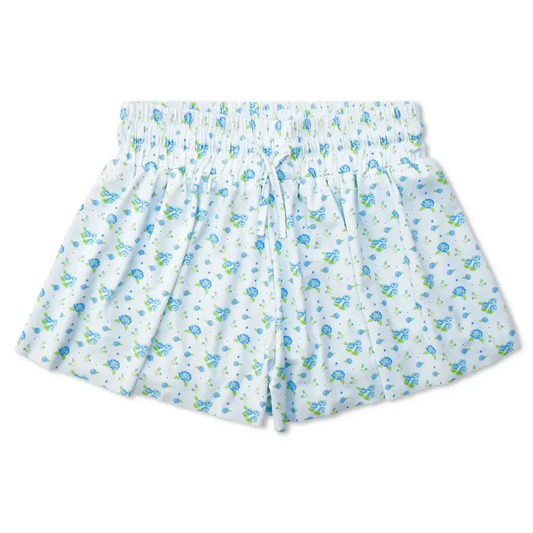 Iscream Blue Floral Butterfly Shorts - Persnickety Shop