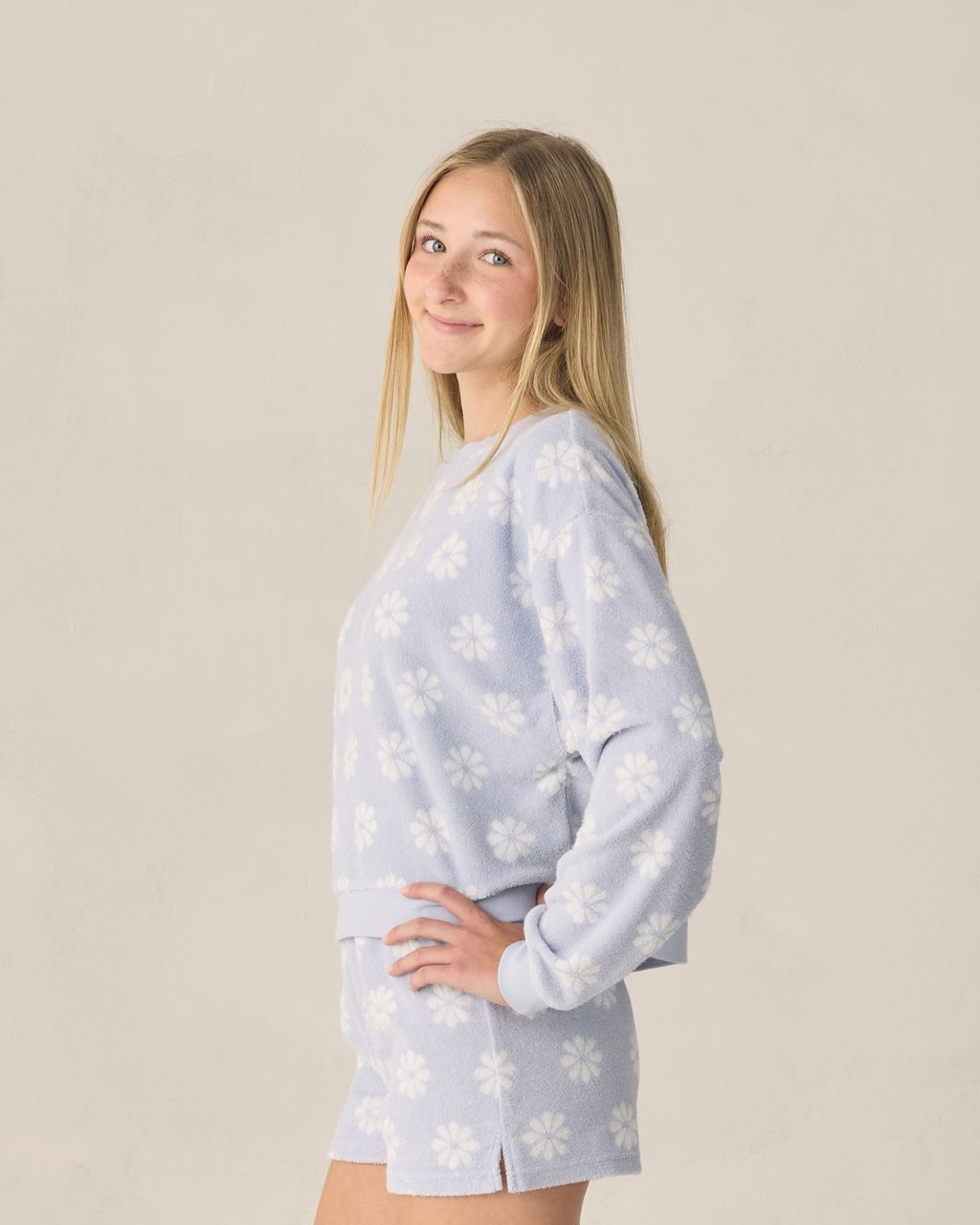 TEEN KARLI SET PERIWINKLE DAISY - Persnickety Shop