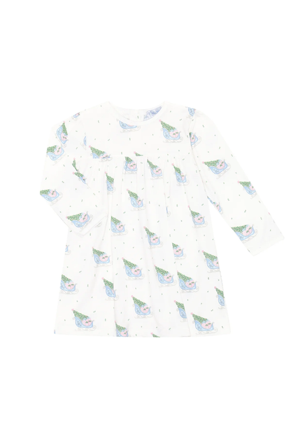 Nellapima Pink Merry Sleighs Playtime Dress - Persnickety Shop