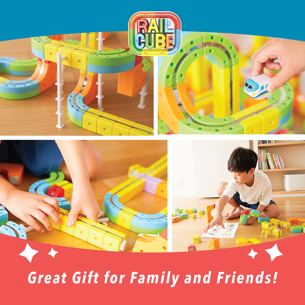 Rail Cube Magnetic Monorail Deluxe Set - Persnickety Shop