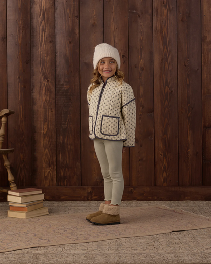 RYLEE + CRU QUILTED JACKET VINTAGE FLEUR