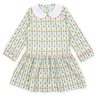 Lila and Hayes Lillian Girls' Dress - Tree Topper Bows