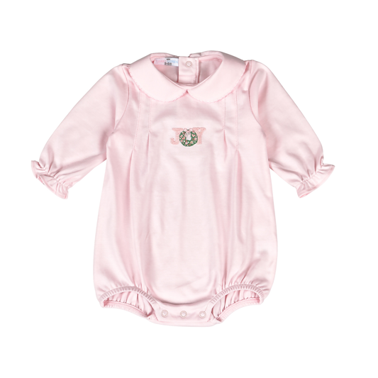 Baby Loren Pink Joy Pima Bubble